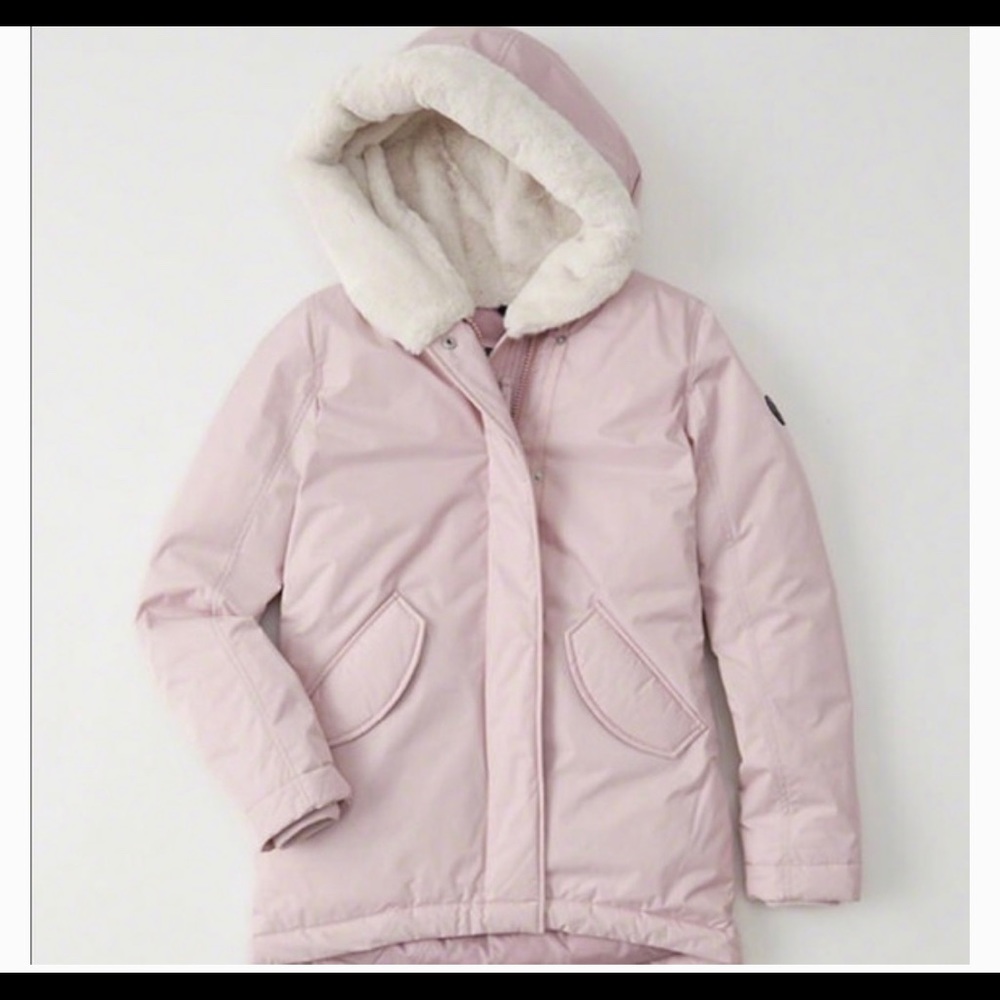 Abercrombie & Fitch Pink Parka
